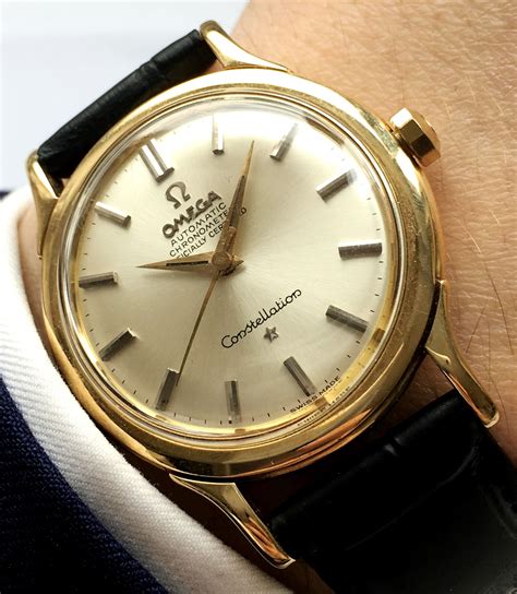 omega constellation mens watch vintage|vintage omega constellation automatic chronometer.